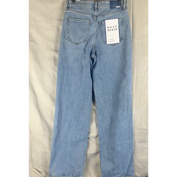 DAZE Denim City Straight High Rise Straight Be Mine Vintage Light Wash 27 Jeans - Picture 13 of 14
